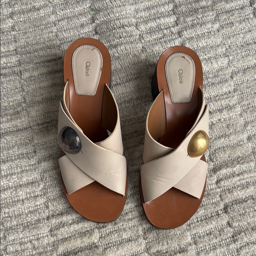 Chloe Beige Women's Sandals